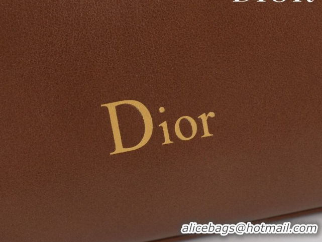 Unique Discount Dior Bow Small Bag in Lambskin Leather 0714S Dark Brown 2026