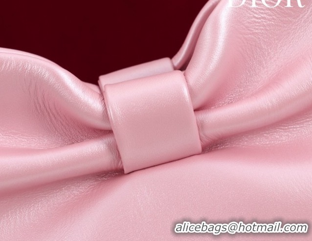 Most Popular Dior Bow Small Bag in Lambskin Leather 0714S Pink3 2026
