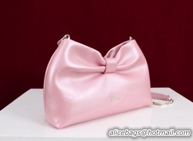 Most Popular Dior Bow Small Bag in Lambskin Leather 0714S Pink3 2026