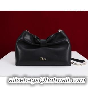 Purchase Dior Bow Small Bag in Lambskin Leather Black 0714S 2026