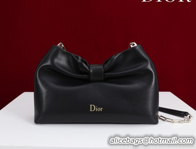 Purchase Dior Bow Small Bag in Lambskin Leather Black 0714S 2026