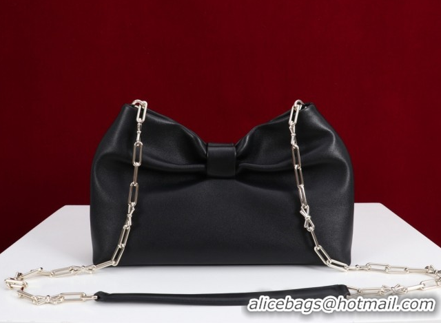 Purchase Dior Bow Small Bag in Lambskin Leather Black 0714S 2026