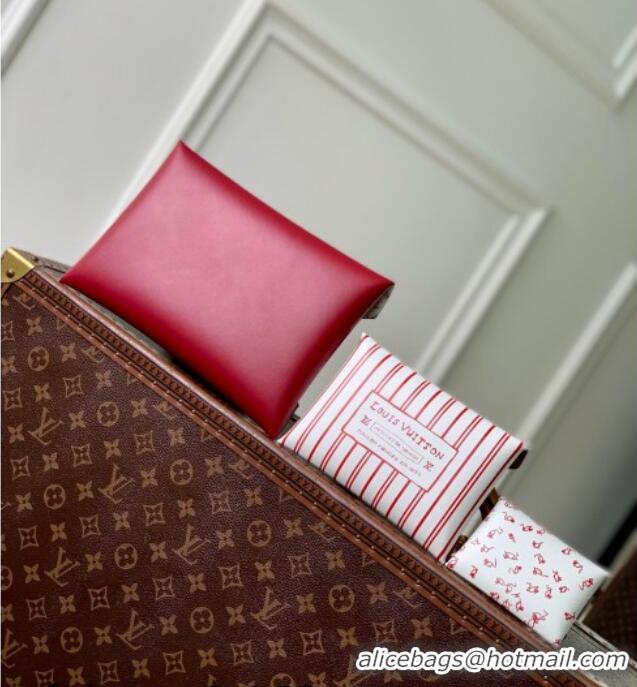 Good Quality Louis Vuitton Kirigami Pochette Pouch Set Plum Red M25760 2026