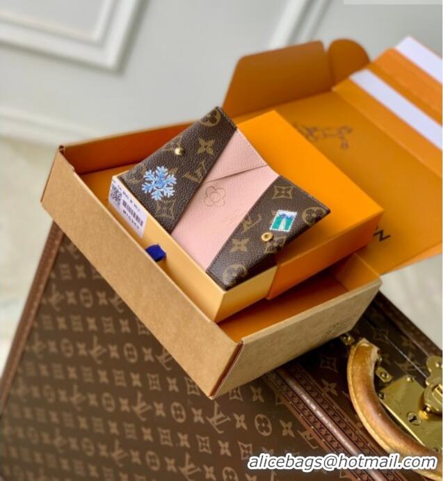 Inexpensive Louis Vuitton Slim Card Holder in Printed Monogram Snowy Pearl M15343 2026