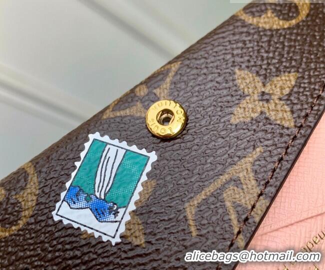 Inexpensive Louis Vuitton Slim Card Holder in Printed Monogram Snowy Pearl M15343 2026