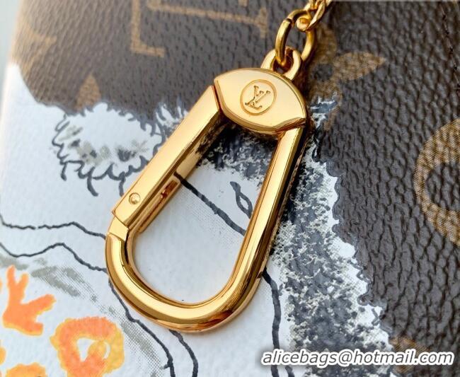 Top Quality Louis Vuitton Key Pouch S in Cat Printed Monogram Canvas M13559 2026