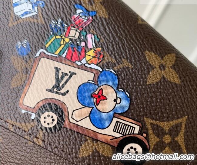 Famous Brand Louis Vuitton Sarah Wallet in Vivienne Print M15336 2026