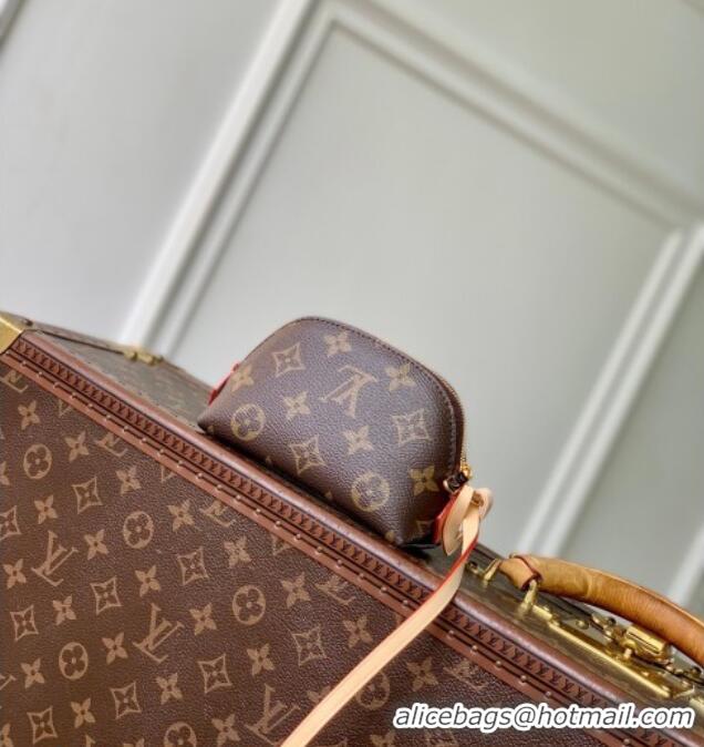 Pretty Style Louis Vuitton Monogram Canvas Cosmetic Purse M25653 2026