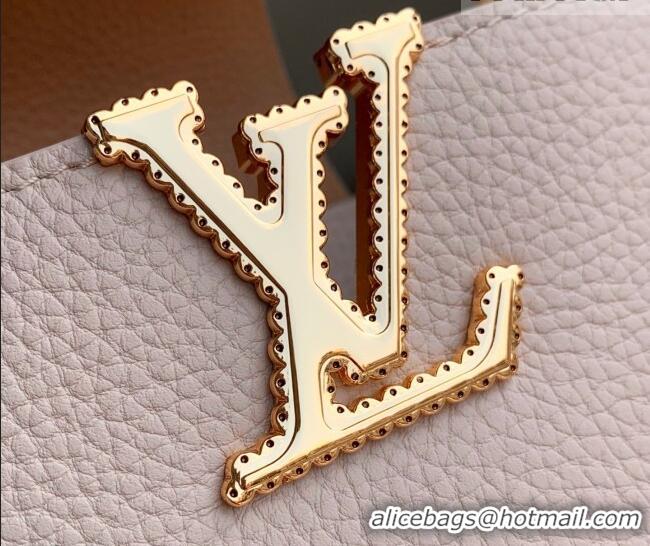 Buy Discount Louis Vuitton Crafty Capucines Mini Bag in Grained Leather with Tassel M25466 Pink 2026