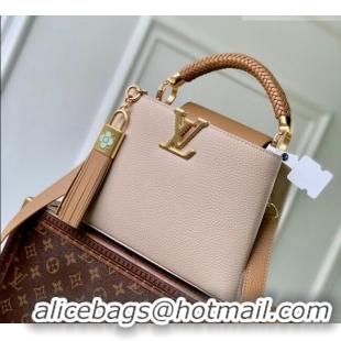 Affordable Price Louis Vuitton Crafty Capucines BB Bag in Grained Leather with Tassel M25466 Pink 2026