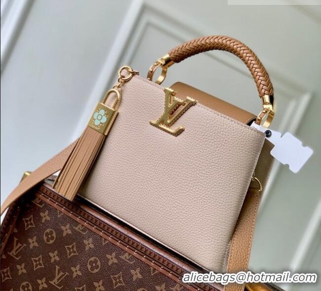 Affordable Price Louis Vuitton Crafty Capucines BB Bag in Grained Leather with Tassel M25466 Pink 2026
