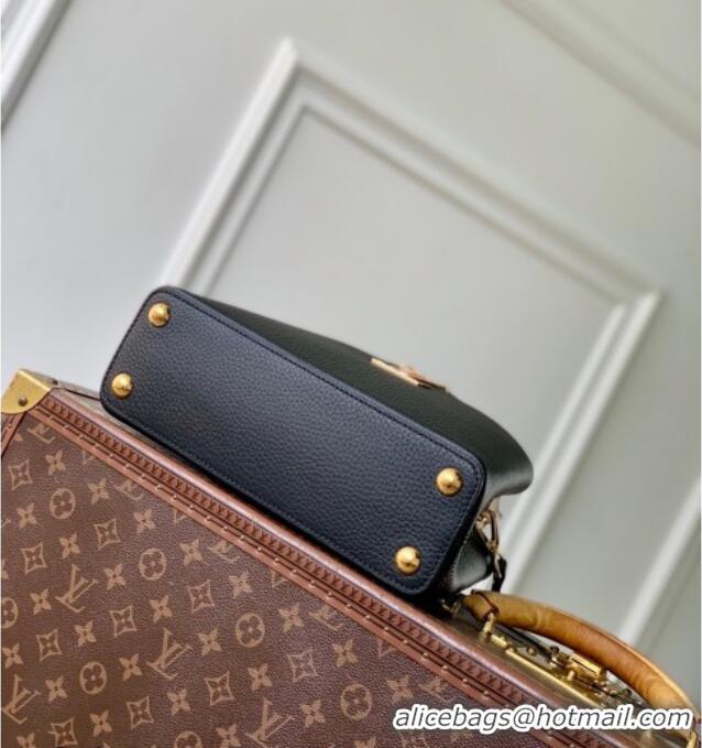 Best Price Louis Vuitton Capucines BB Bag in Taurillon and python-embossed leather N89369 Black 2026