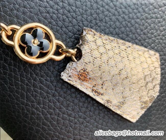 Best Price Louis Vuitton Capucines BB Bag in Taurillon and python-embossed leather N89369 Black 2026