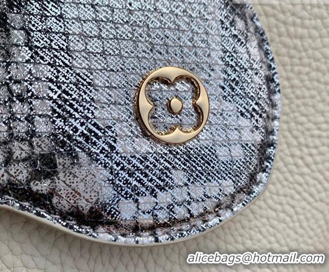 Best Price Louis Vuitton Capucines BB Bag in Taurillon and python-embossed leather N89369 White 2026