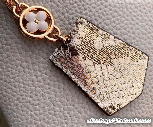 Promotional Louis Vuitton Capucines Mini Bag in Taurillon and python-embossed leather N89369 Grey 2026