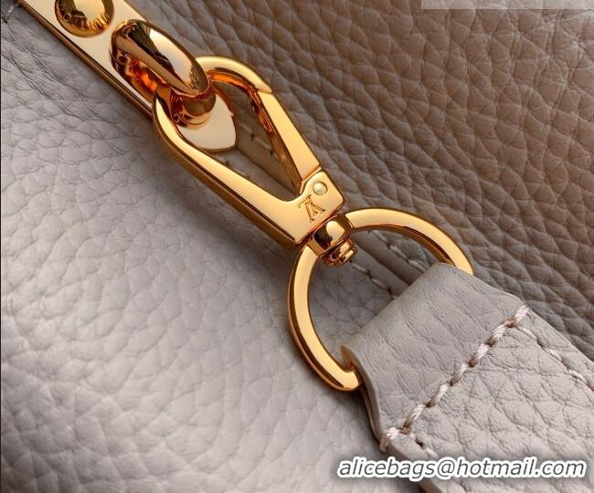 Promotional Louis Vuitton Capucines Mini Bag in Taurillon and python-embossed leather N89369 Grey 2026