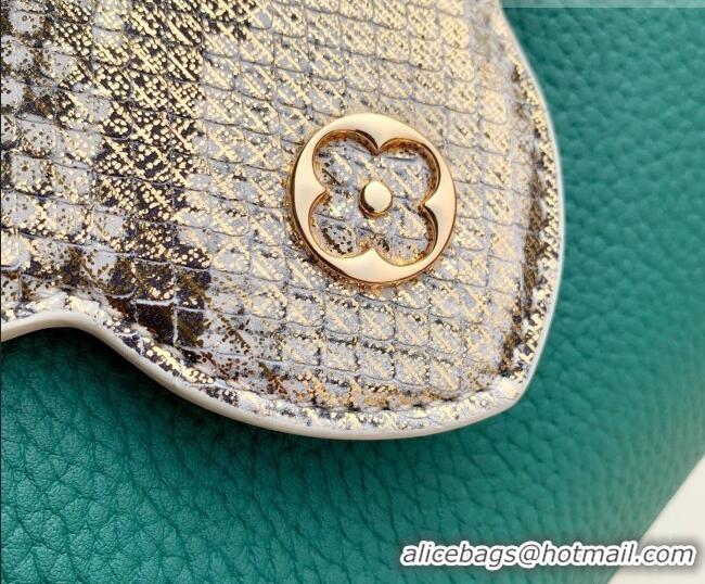 Affordable Price Louis Vuitton Capucines Mini Bag in Taurillon and python-embossed leather N89369 Green 2026