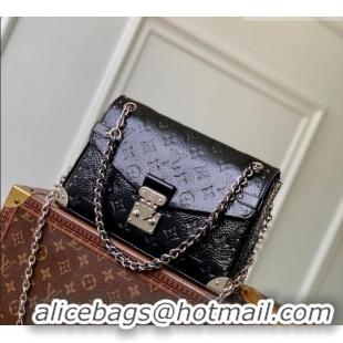 Big Discount Louis Vuitton Trunkie Bag with Studs in Black Grained Shiny Leather M28137 2026