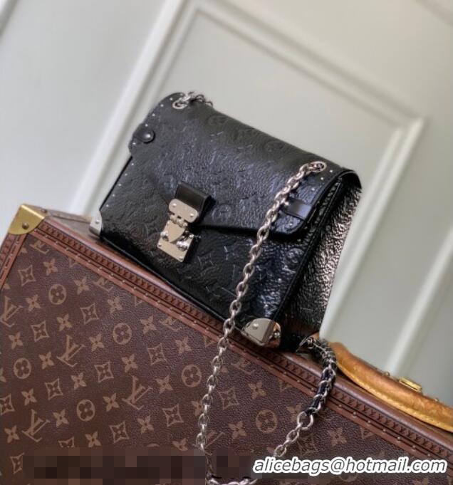 Big Discount Louis Vuitton Trunkie Bag with Studs in Black Grained Shiny Leather M28137 2026