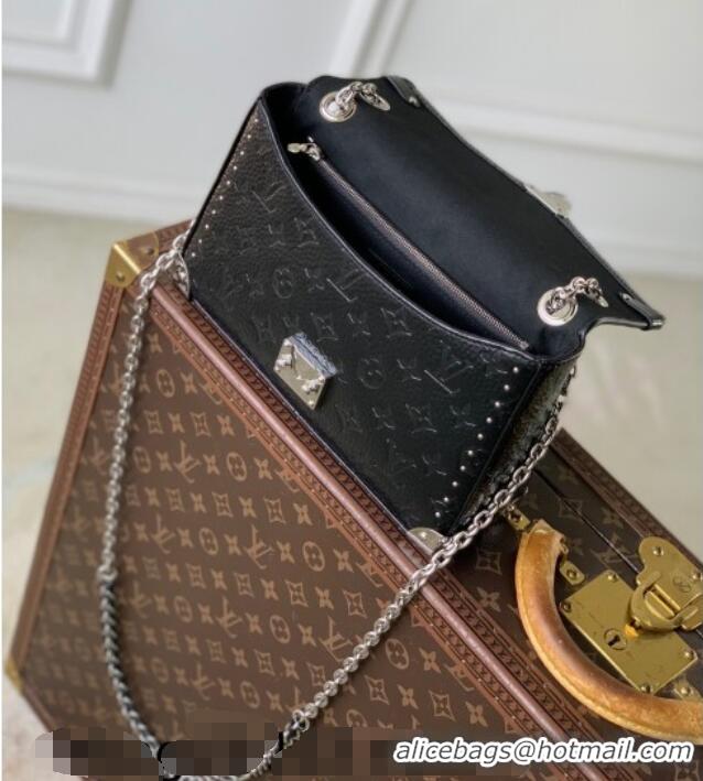Big Discount Louis Vuitton Trunkie Bag with Studs in Black Grained Shiny Leather M28137 2026