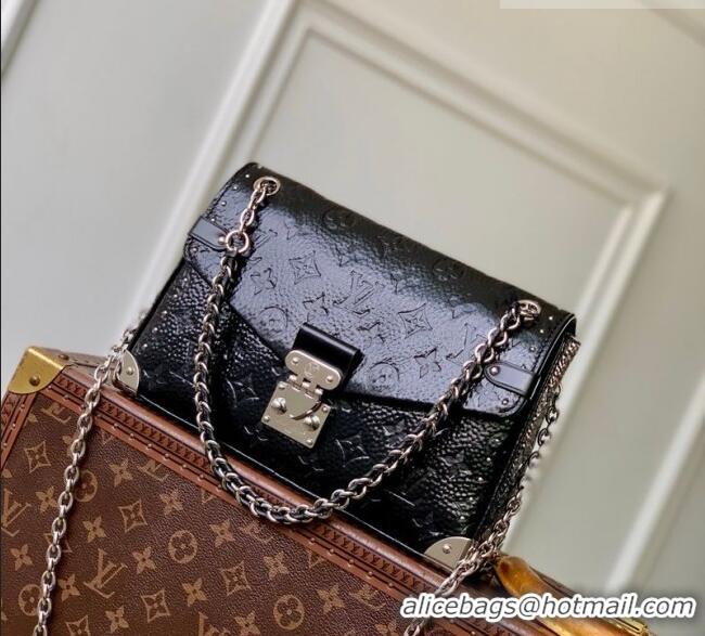 Big Discount Louis Vuitton Trunkie Bag with Studs in Black Grained Shiny Leather M28137 2026