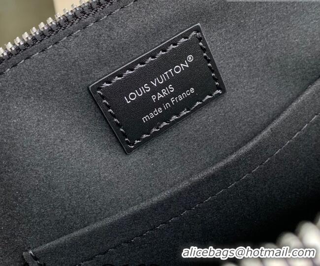 Best Price Louis Vuitton Alma Trunk BB Bag with Studs in Black Grained Shiny Leather M27812 2026