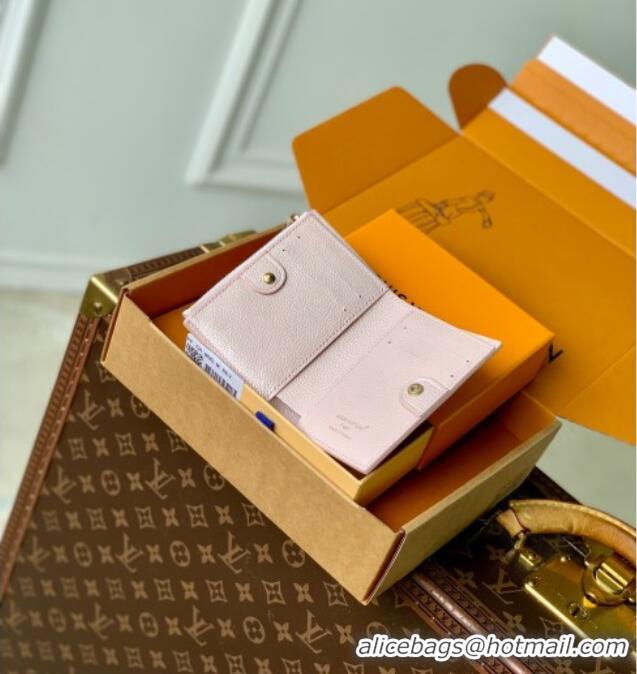 Luxury Cheap Louis Vuitton Lisa Wallet in Snowy Pearl Leather M26517 2026