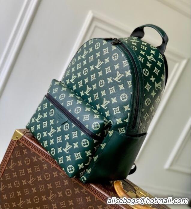 Promotional Louis Vuitton Men's Discovery Backpack PM Bag in Monogram Shadow Leather M27230 Forest Green 2026