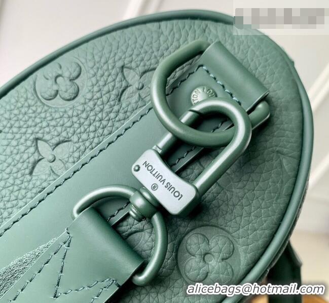 Buy Discount Louis Vuitton Men's Keepall Bandoulière 25 Bag in Monogram Leather M24432 Green 2026