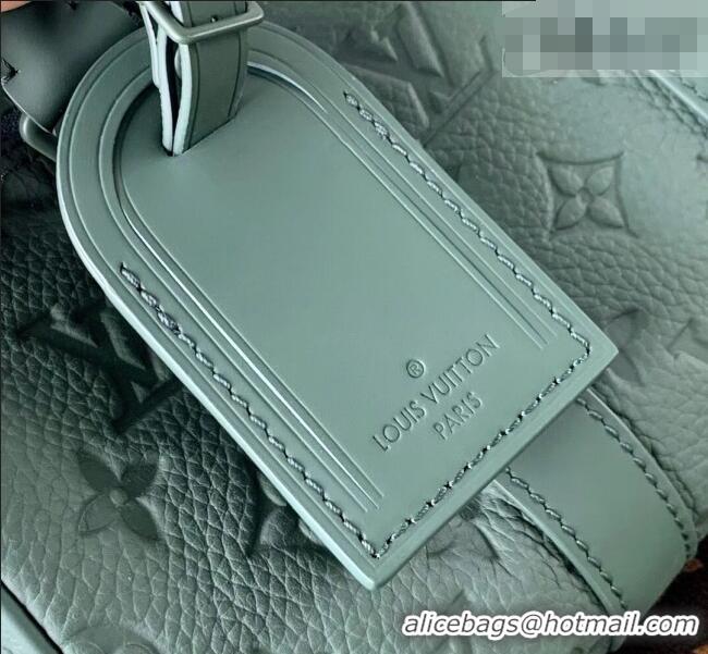 Buy Discount Louis Vuitton Men's Keepall Bandoulière 25 Bag in Monogram Leather M24432 Green 2026