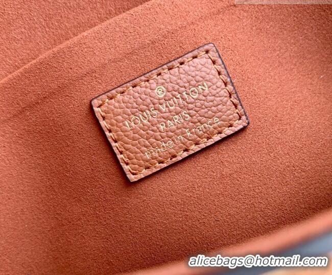 Best Price Louis Vuitton Pochette Félicie Mini Bag in Monogram Empreinte Leather M64064 Brown 2026