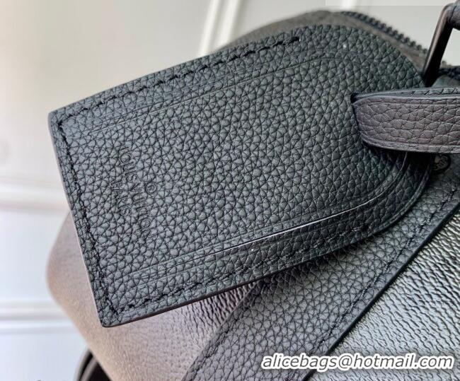 Discount Louis Vuitton Men's Keepall Bandoulière 25 Bag in Black Monogram Midnight Canvas M28369 2026