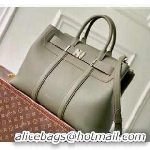 Top Grade Louis Vuitton Georges Tote MM bag in Calfskin Leather M23154 Green 2026