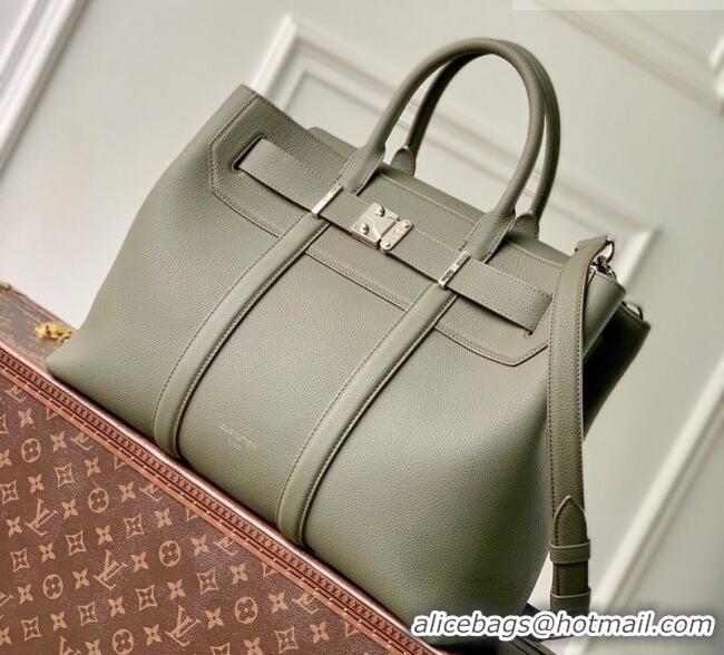 Top Grade Louis Vuitton Georges Tote MM bag in Calfskin Leather M23154 Green 2026