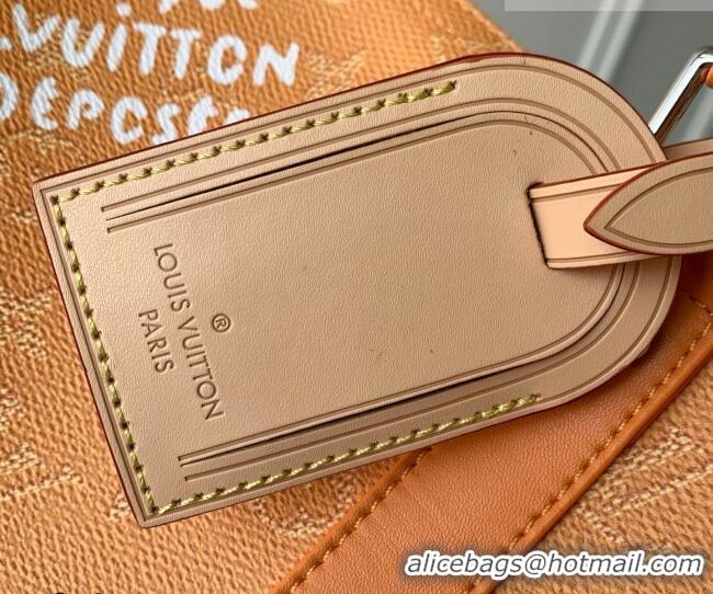 Best Price Louis Vuitton Men's Keepall Bandoulière 50 Travel Bag in Monogram Heritage Canvas M26865 Caramel 2026