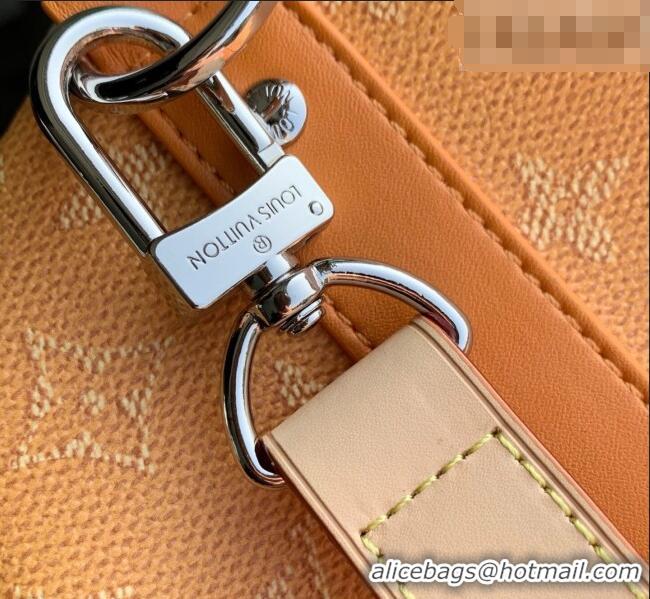 Best Price Louis Vuitton Men's Keepall Bandoulière 50 Travel Bag in Monogram Heritage Canvas M26865 Caramel 2026