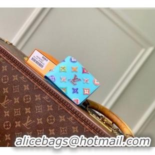Buy Discount Louis Vuitton Slender Wallet in Monogram Donuts Canvas M28042 Blueberry Blue 2026