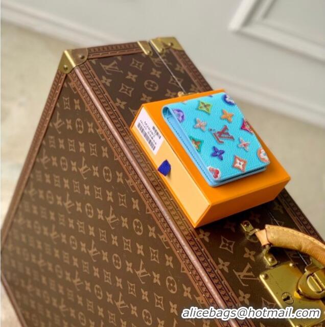 Buy Discount Louis Vuitton Slender Wallet in Monogram Donuts Canvas M28042 Blueberry Blue 2026
