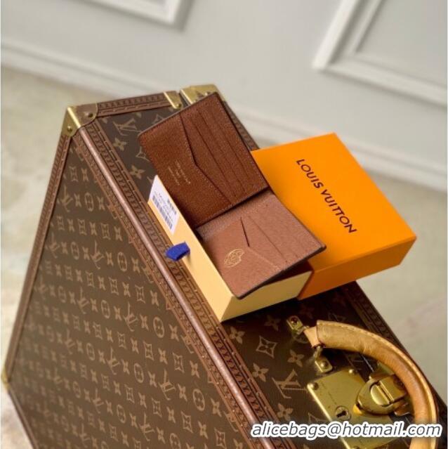 Discount Louis Vuitton Slender Wallet in Monogram Donuts Canvas M28283 Chocolate Brown 2026
