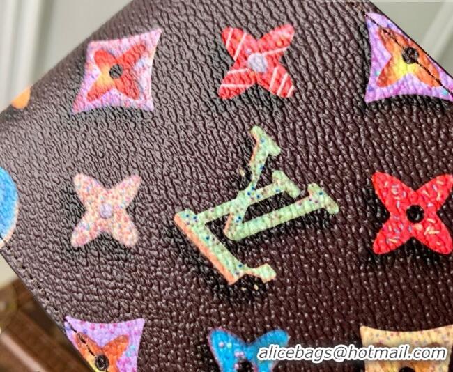 Discount Louis Vuitton Slender Wallet in Monogram Donuts Canvas M28283 Chocolate Brown 2026