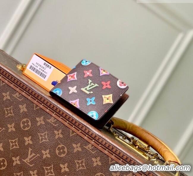 Discount Louis Vuitton Slender Wallet in Monogram Donuts Canvas M28283 Chocolate Brown 2026