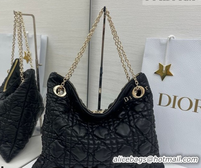 Popular Style Dior Cannage - Quilted Leather Tote Bag Black DR012601 2026