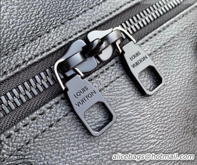 Grade Design Louis Vuitton Men's Keepall Bandouliere 45 Travel Bag in Black Monogram Midnight Canvas M28403 2026