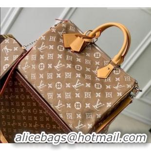 Promotional Louis Vuitton Speedy P9 Bandoulière 40 Bag in Suede M24430 Brown 2025