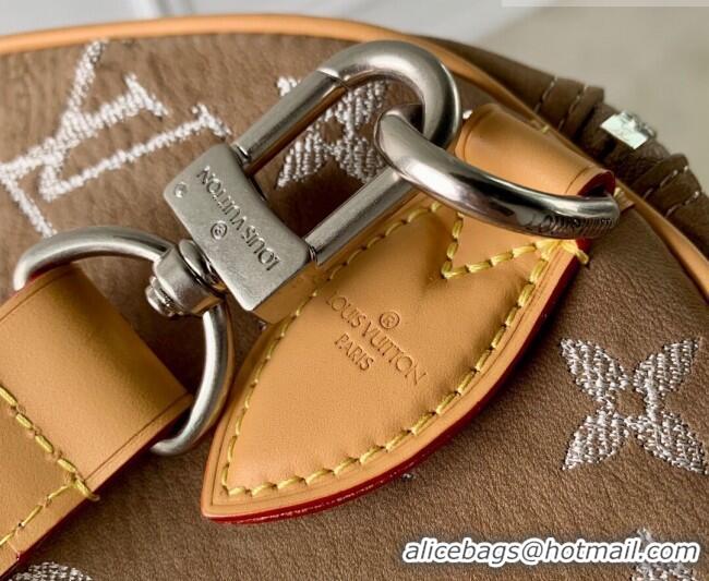 Promotional Louis Vuitton Speedy P9 Bandoulière 40 Bag in Suede M24430 Brown 2025