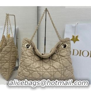 Good Looking Dior Cannage - Quilted Leather Tote Bag DR012601 Beige 2026