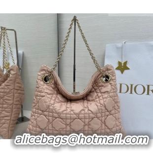 Cheap Price Dior Cannage - Quilted Leather Tote Bag DR012601 Pink 2026