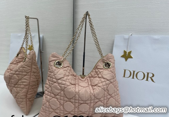 Cheap Price Dior Cannage - Quilted Leather Tote Bag DR012601 Pink 2026
