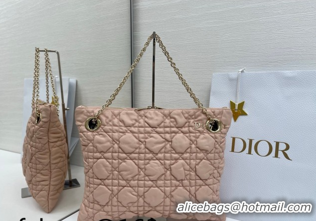 Cheap Price Dior Cannage - Quilted Leather Tote Bag DR012601 Pink 2026