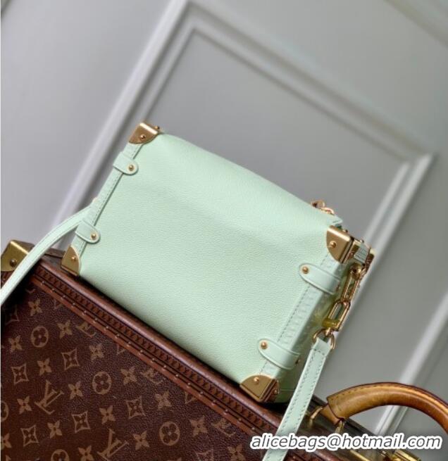Super Quality Louis Vuitton Side Trunk MM Bag in Calf leather with Chain Charm M27449 Jade Green 2026